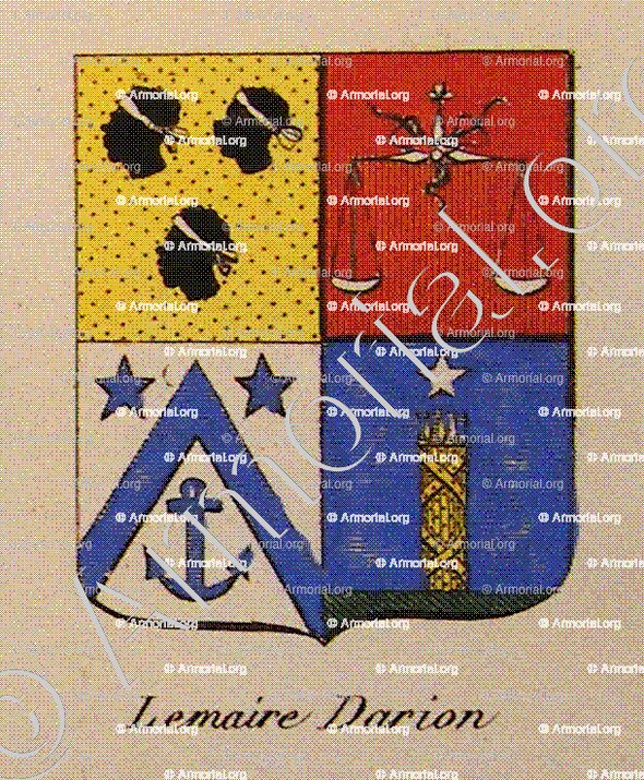 LEMAIRE DARION_Noblesse d'Empire._France