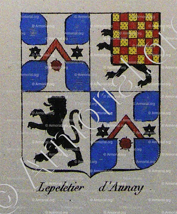 LEPELETIER D'AUNAY_Noblesse d'Empire._France