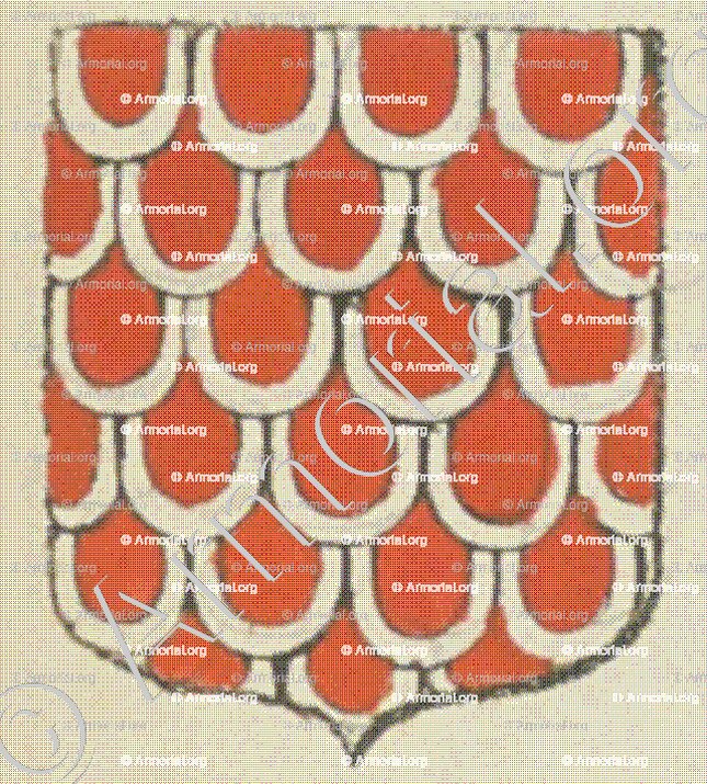 LAISNE (La Rochelle)_Blason enregistré sous le règne de Louis XIV._France