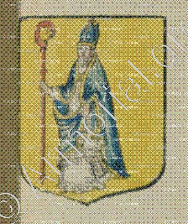 Le Chapitre de la ville de Thanne (Alsace)_Blason enregistré sous le règne de Louis XIV_France 