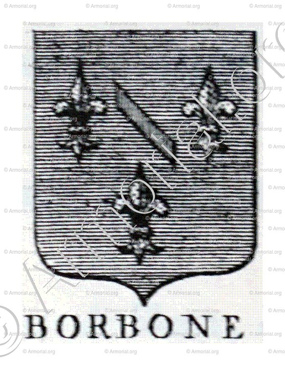 BORBONE_Incisione a bulino del 1756._Europa