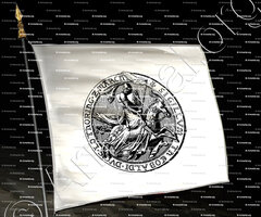 drapeau-THEOBALD II_Duc de Lorraine (1263 1312)_France
