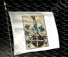 drapeau-von RAMSTEIN_Baron von Ramstein. Basel, Elsass._Frankreich Schweiz