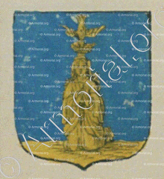 Le Chapitre de l'Eglise Collégiale de la ville de Landau (Alsace)_Blason enregistré sous le règne de Louis XIV_France 