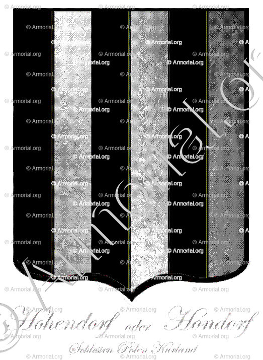 HOHENDORF oder HONDORF_Schlesien Polen Kurland_Römisches Reich (i)