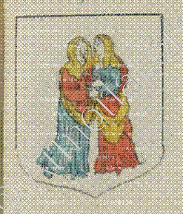 Le Chapître de l'Eglise Collégiale de Notre-Dame nommée Inter Colles (Alsace)_Blason enregistré sous le règne de Louis XIV_France 