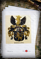 velin-d-Arches-SCHILLING_Wappenbuch der Stadt Basel . B.Meyer Knaus 1880_Schweiz 