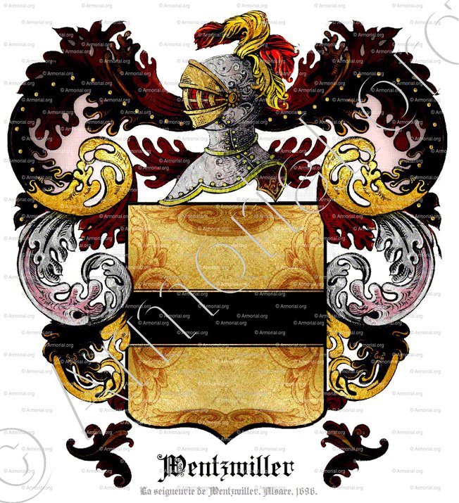 WENTZWILLER_La seigneurie de Wentzwiller. Alsace, 1696._France ()