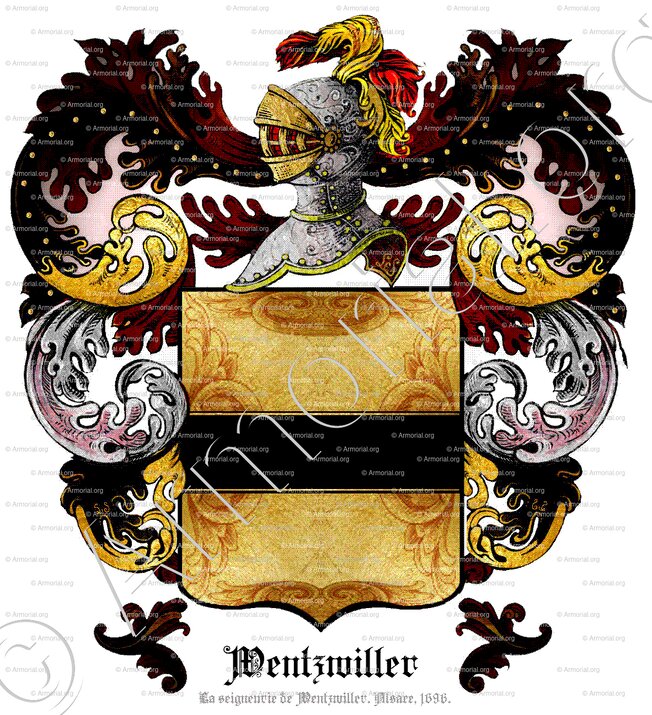 WENTZWILLER_La seigneurie de Wentzwiller. Alsace, 1696._France ()