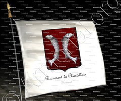 drapeau-BEAUMONT de CHASTELLAIN_Hainaut_Belgique