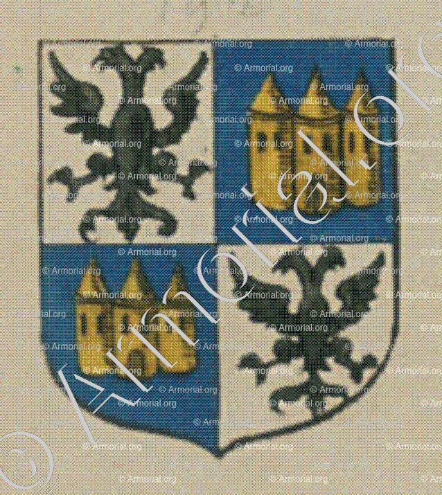 de la BARTHE (Alsace)_Blason enregistré sous le règne de Louis XIV_France