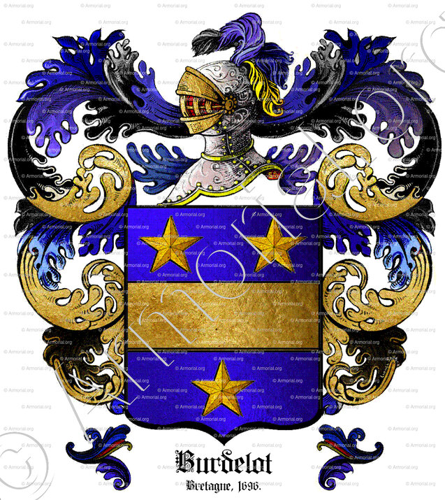 BURDELOT_Bretagne, 1696._France (ii)