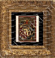 cadre-ancien-or-E.L.H.Z.W._ Wappen Eberhard Ludwig, Herzog zu Württemberg - _Deutschland (i)