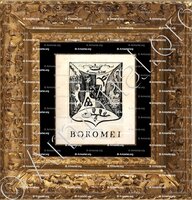 cadre-ancien-or-BOROMEI_Incisione a bulino del 1756._Europa