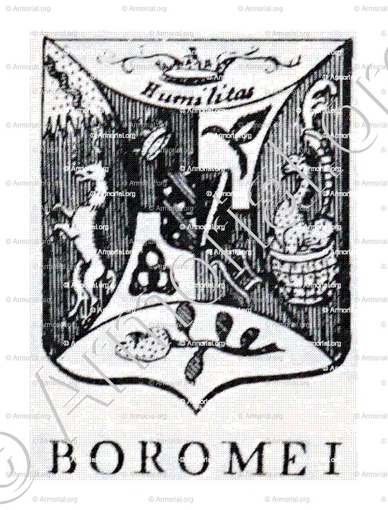 BOROMEI_Incisione a bulino del 1756._Europa