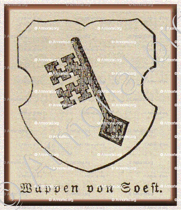 SOEST_Nordrhein Westfalen 1897_Deutsch heraldischen Stil.