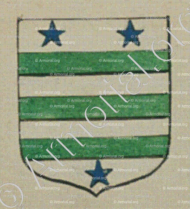 de la BORIE (Alsace)_Blason enregistré sous le règne de Louis XIV_France