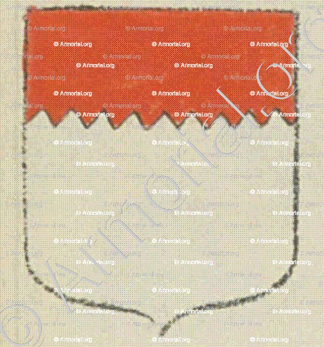 LANY (La Rochelle)_Blason enregistré sous le règne de Louis XIV._France