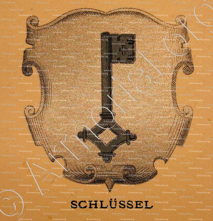 SCHLÜSSEL_Wappenbuch der Stadt Basel . B.Meyer Knaus 1880_Schweiz 