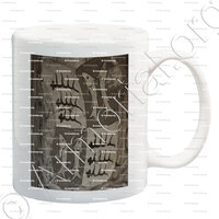 mug-LUDWIG I. von WÜRTTEMBERG _Wappen. Bebenhausen Winterrefektorium, Kloster. Bade Württemberg._Deutschland (1)