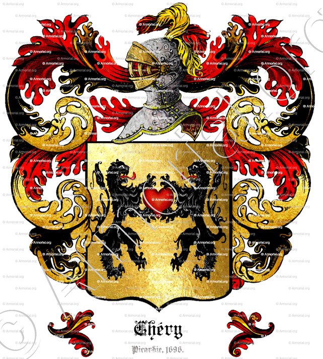 CHÉRY_Picardie, 1696._France (1)