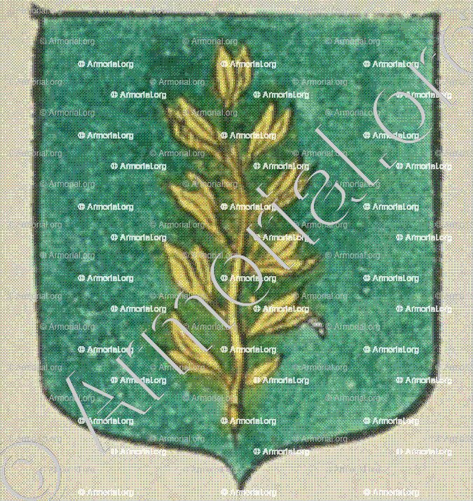 LAURANTS (La Rochelle)_Blason enregistré sous le règne de Louis XIV._France