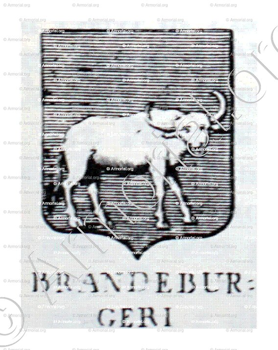BRANDEBURGERI_Incisione a bulino del 1756._Europa