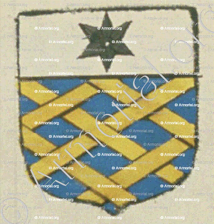 LAURENCEAU (La Rochelle)_Blason enregistré sous le règne de Louis XIV._France