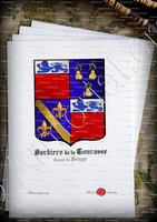 velin-d-Arches-SORBIERS de la TOURASSE Comte de Sempé_Berry, Touraine, Gascogne._France
