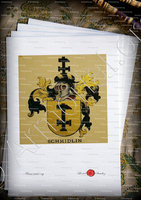 velin-d-Arches-SCHMIDLIN_Wappenbuch der Stadt Basel . B.Meyer Knaus 1880_Schweiz 