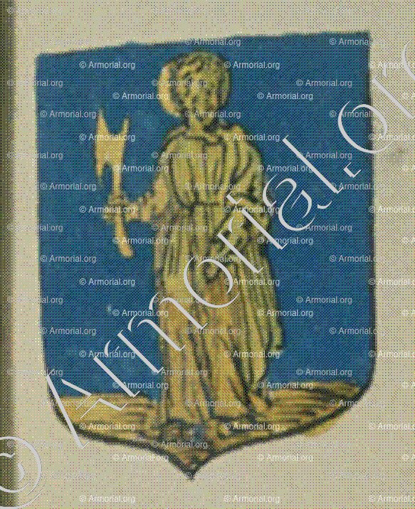 Le Chapître des Chanoines de Saverne (Alsace)_Blason enregistré sous le règne de Louis XIV_France 