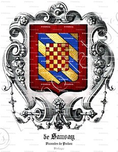 De SANSAY Vicomtes de Poitou