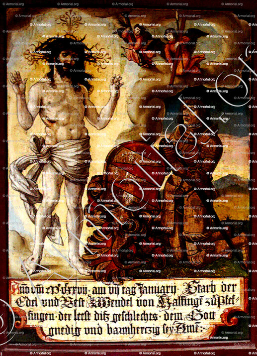 von HAILFINGEN_Epitaph. Bade Württemberg._Deutschland (i)