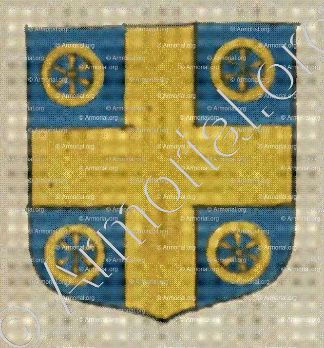 de la CROIX (Alsace)_Blason enregistré sous le règne de Louis XIV_France