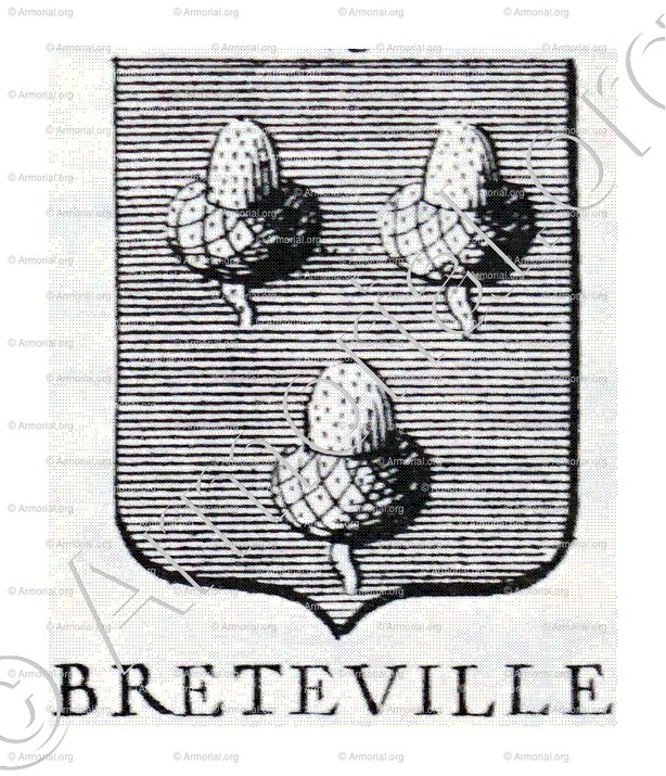 BRETEVILLE_Incisione a bulino del 1756._Europa
