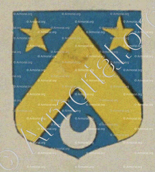 de la FREGERE de COURSEONNE (Alsace)_Blason enregistré sous le règne de Louis XIV_France