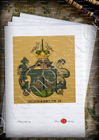 velin-d-Arches-SCHNAEBELIN_Wappenbuch der Stadt Basel . B.Meyer Knaus 1880_Schweiz 