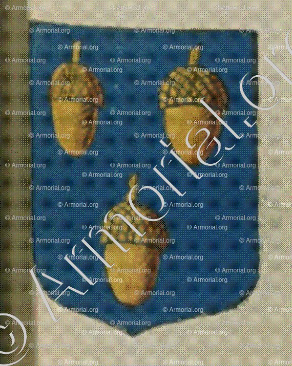 de la GARRIGUE (Alsace)_Blason enregistré sous le règne de Louis XIV_France