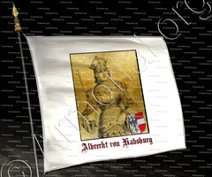drapeau-ALBRETCH I. von HABSBURG_König von Germanien_Österreich (1)