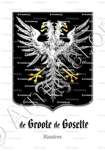 GROOTE (de) de GOSETTE