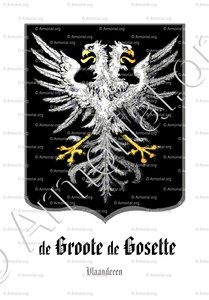 GROOTE (de) de GOSETTE