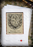 velin-d-Arches-Von SONDERSHAIUSEN_Thüringen 1897_Deutsch heraldischen Stil.