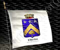 drapeau-L'HARIDON_Baron le Penguilly l'Haridon_France (