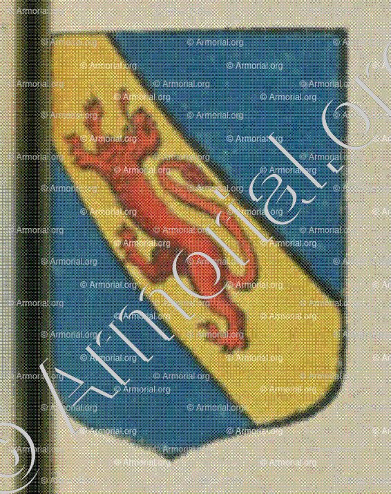 de la MALADIERE (Alsace)_Blason enregistré sous le règne de Louis XIV_France