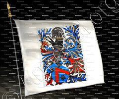 drapeau-VILLETTE_Armorial et Nobiliaire du duché de Savoie. Cte de Foras, 1878. De Chevron Villette._France