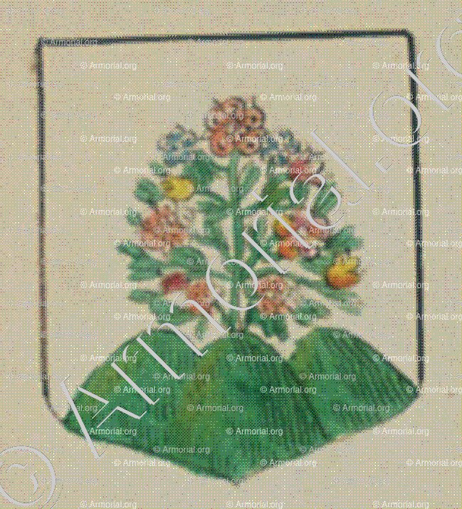 ULRICI (Alsace)_Blason enregistré sous le règne de Louis XIV_France 