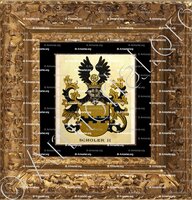 cadre-ancien-or-SCHOLER_Wappenbuch der Stadt Basel . B.Meyer Knaus 1880_Schweiz 