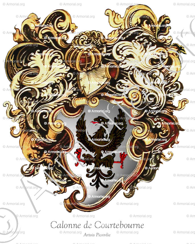 CALONNE de COURTEBOURNE