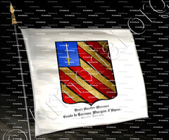 drapeau-Comte de TURENNE, Marquis d'AUBEPEYRE_Pau, 1776 - Paris, 1852._France
