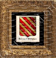 cadre-ancien-or-TURENNE d'AUBEPEYRE_Quercy, Limousin, Auvergne._France